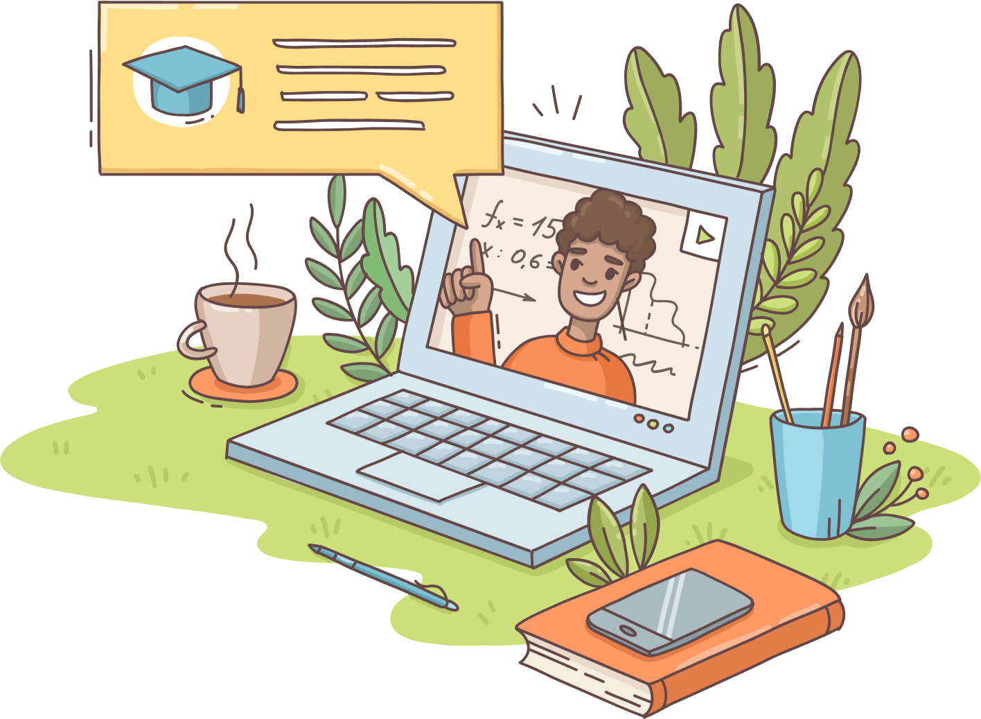 Learning illustration